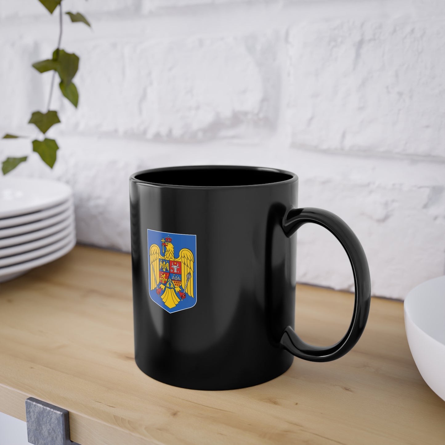 Cană cu stema României