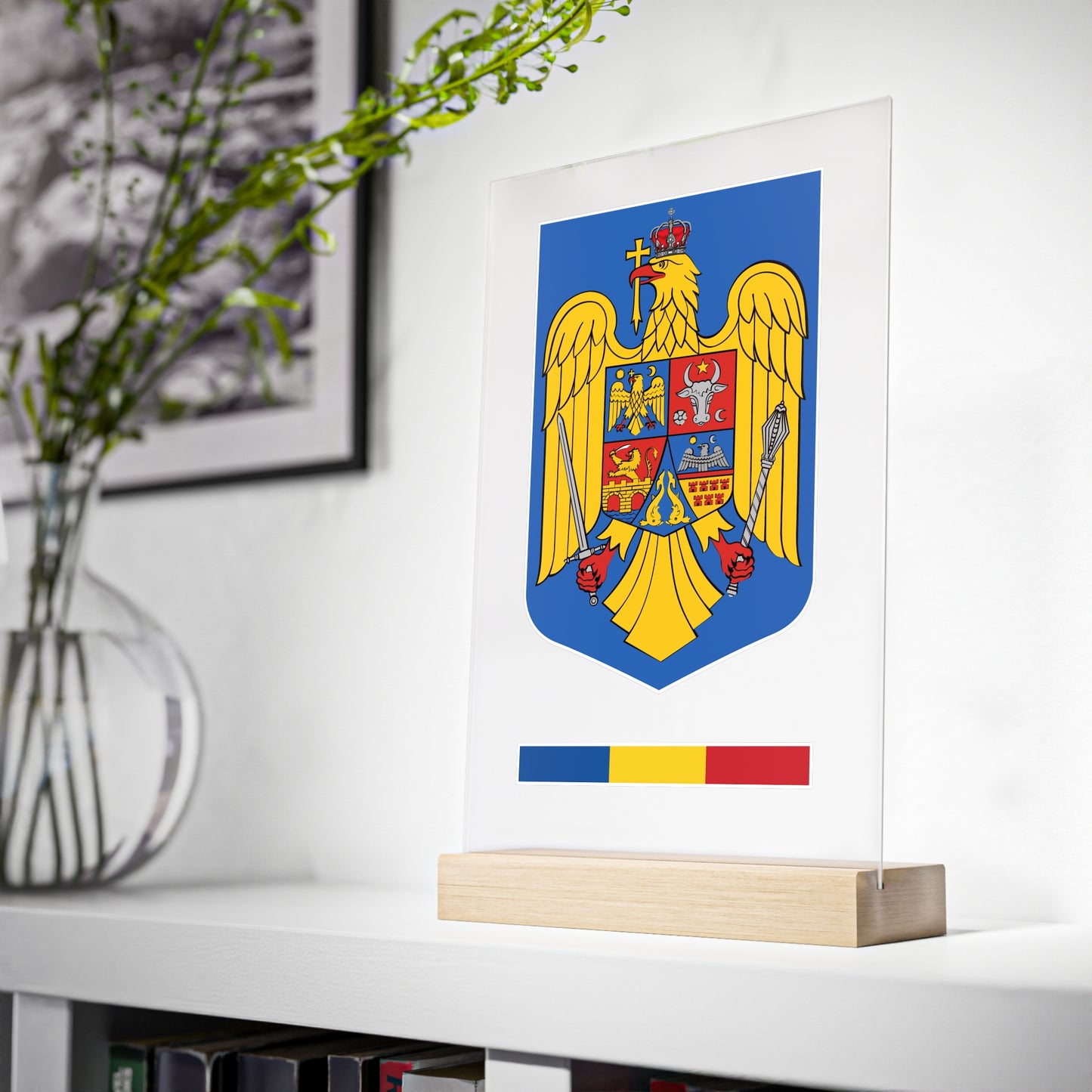 Stand acrilic Stema României