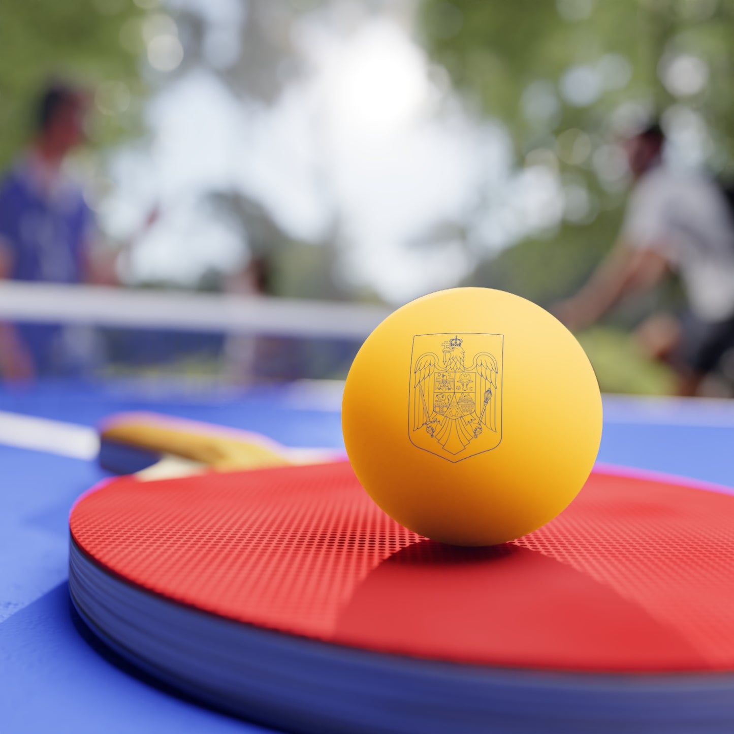 Mingi de pingpong cu stema României (6x)