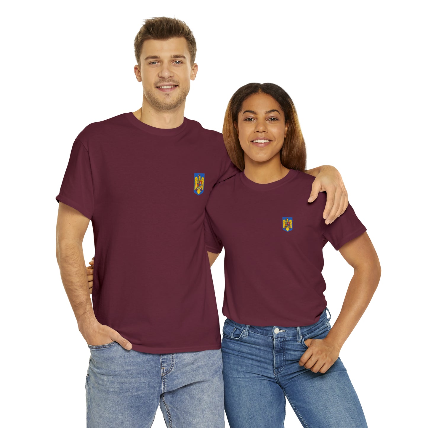 Tricou cu stema Romaniei color