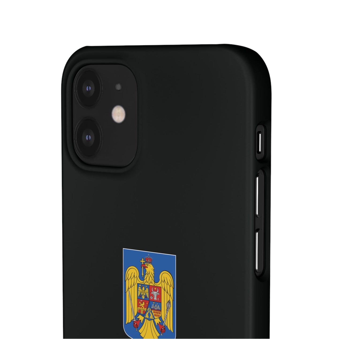 Husă cu stema României (color) și tricolor