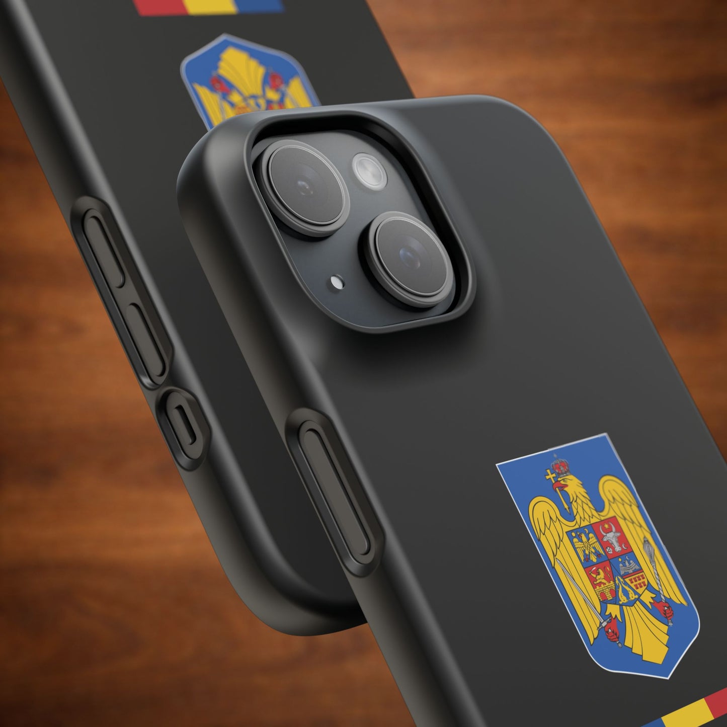 Husă cu stema României color