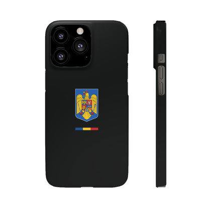 Husă cu stema României (color) și tricolor