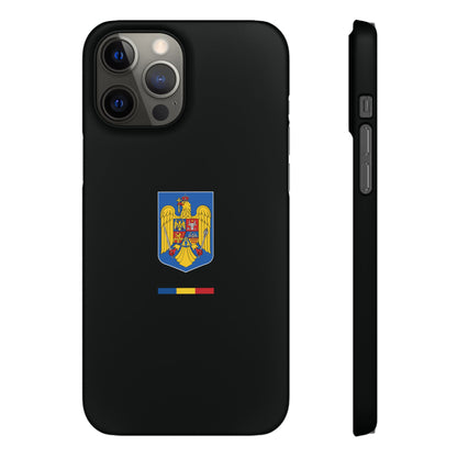 Husă cu stema României (color) și tricolor