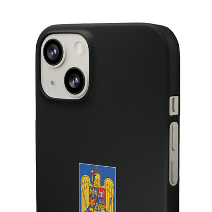 Husă cu stema României (color) și tricolor