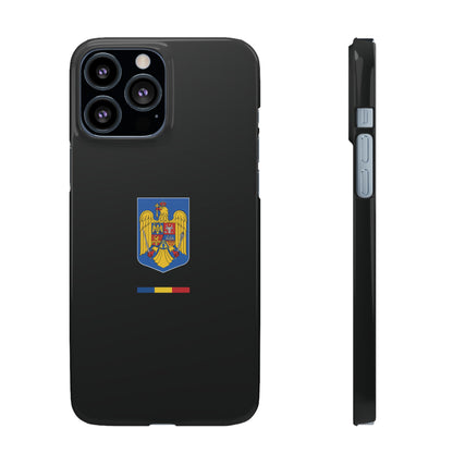 Husă cu stema României (color) și tricolor