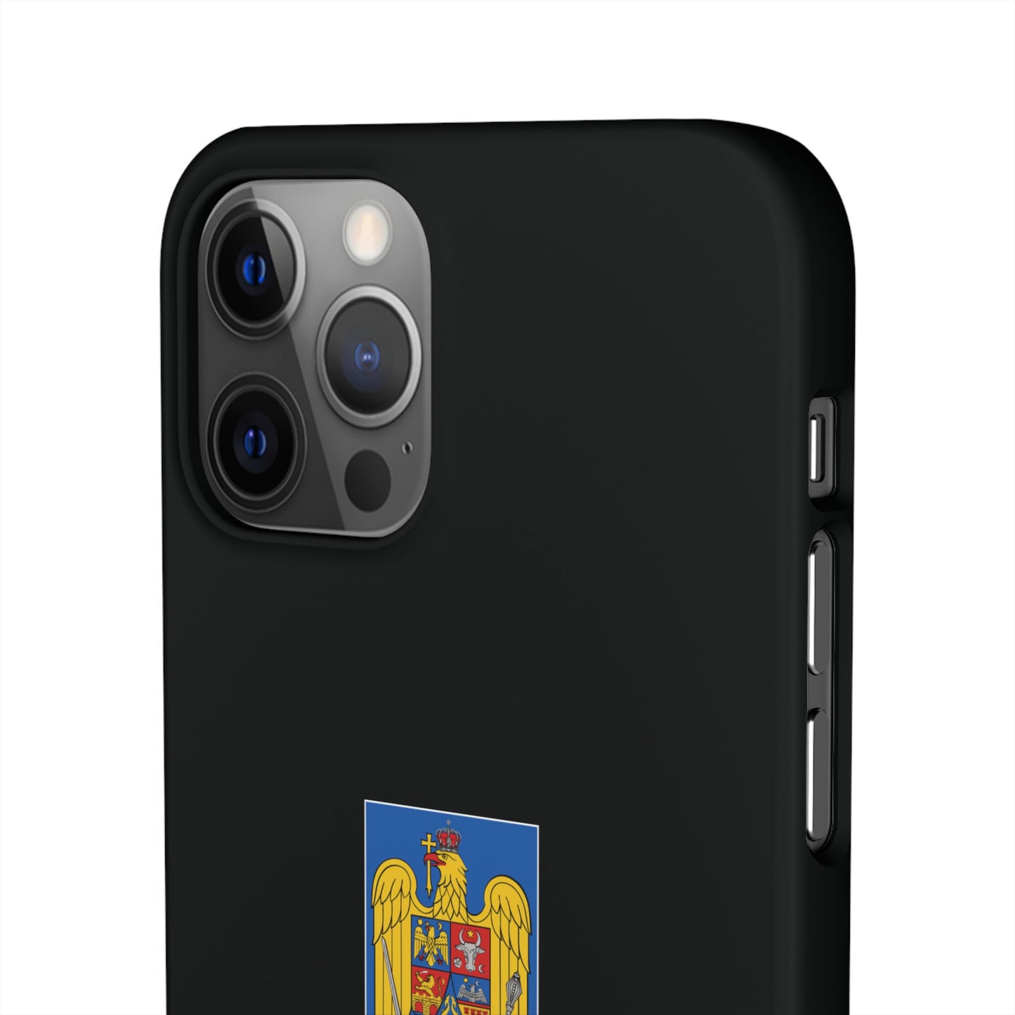 Husă cu stema României (color) și tricolor