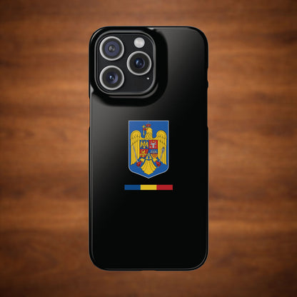 Husă cu stema României color