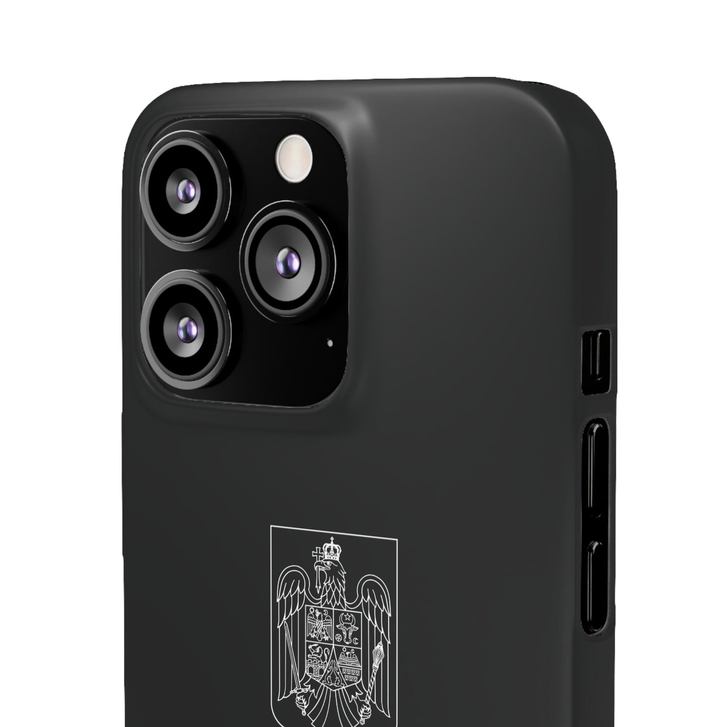 Husă cu stema României alb-negru si tricolor