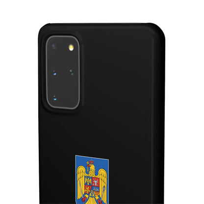 Husă cu stema României (color) și tricolor