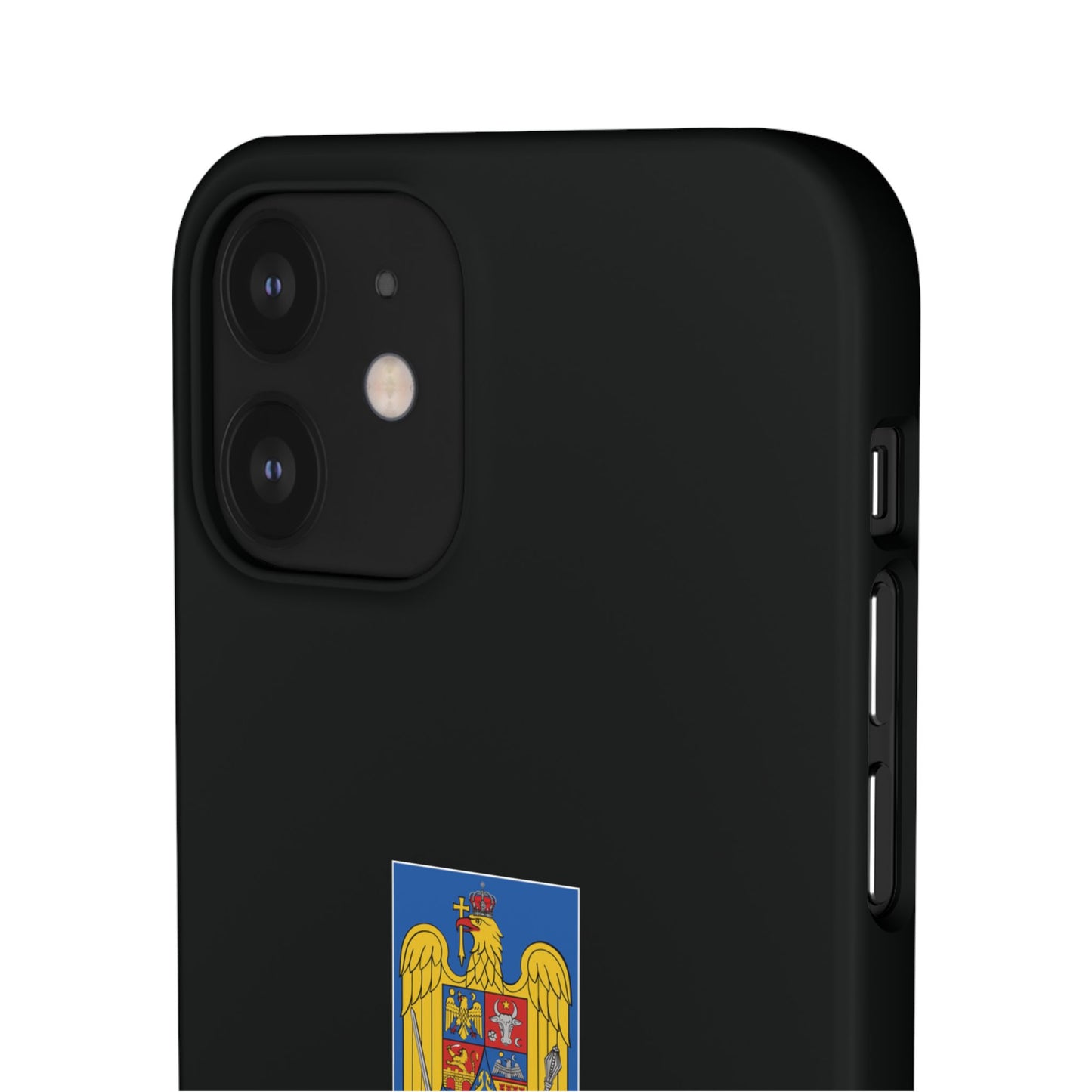 Husă cu stema României (color) și tricolor