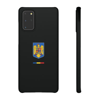 Husă cu stema României (color) și tricolor