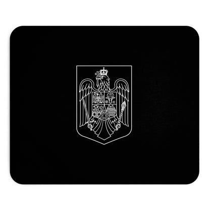 Mouse pad negru cu stema României