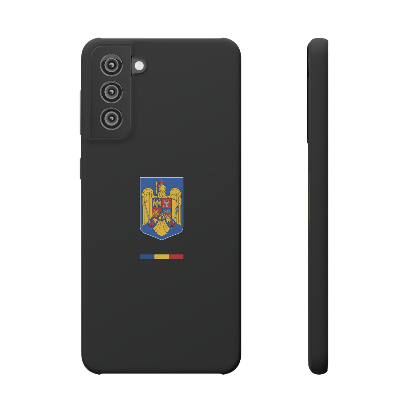 Husă cu stema României (color) și tricolor