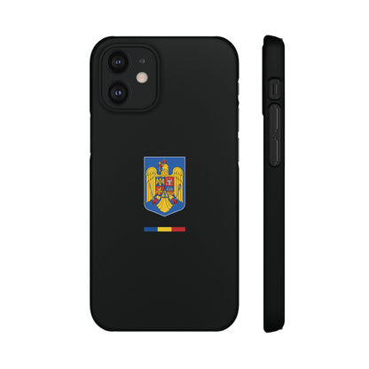 Husă cu stema României (color) și tricolor