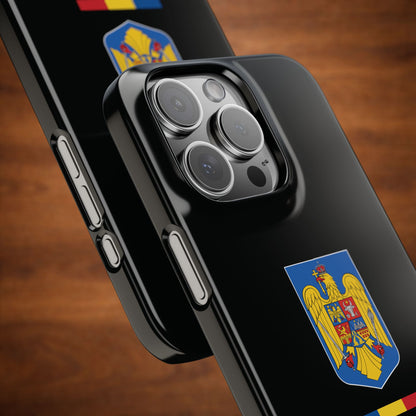 Husă cu stema României color