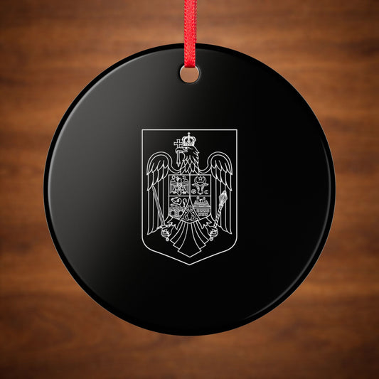 Ornament Ceramic cu stema României