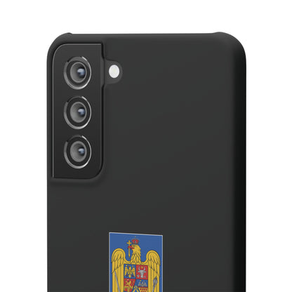 Husă cu stema României (color) și tricolor