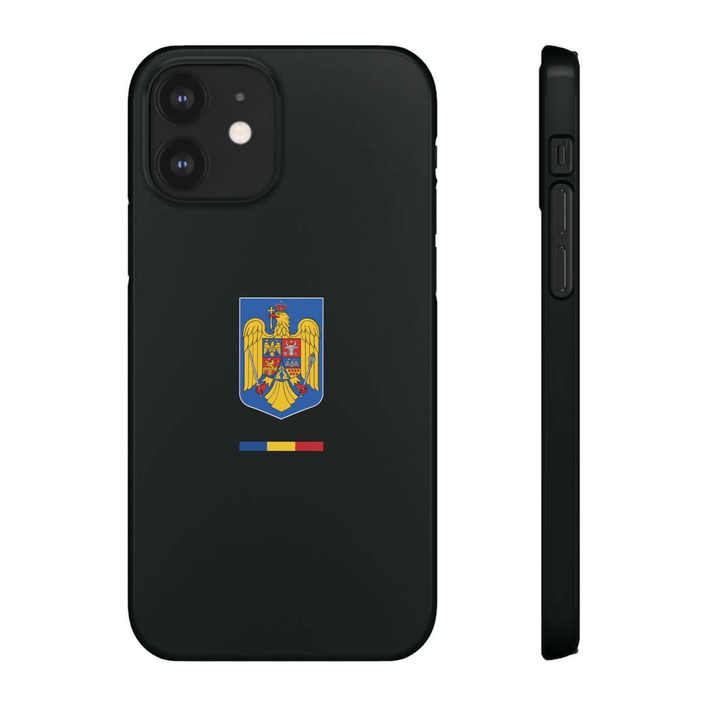 Husă cu stema României (color) și tricolor