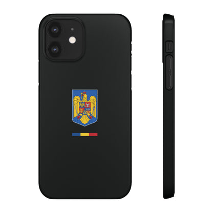 Husă cu stema României (color) și tricolor