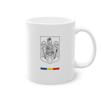 Cana alba - stema si tricolor Romania