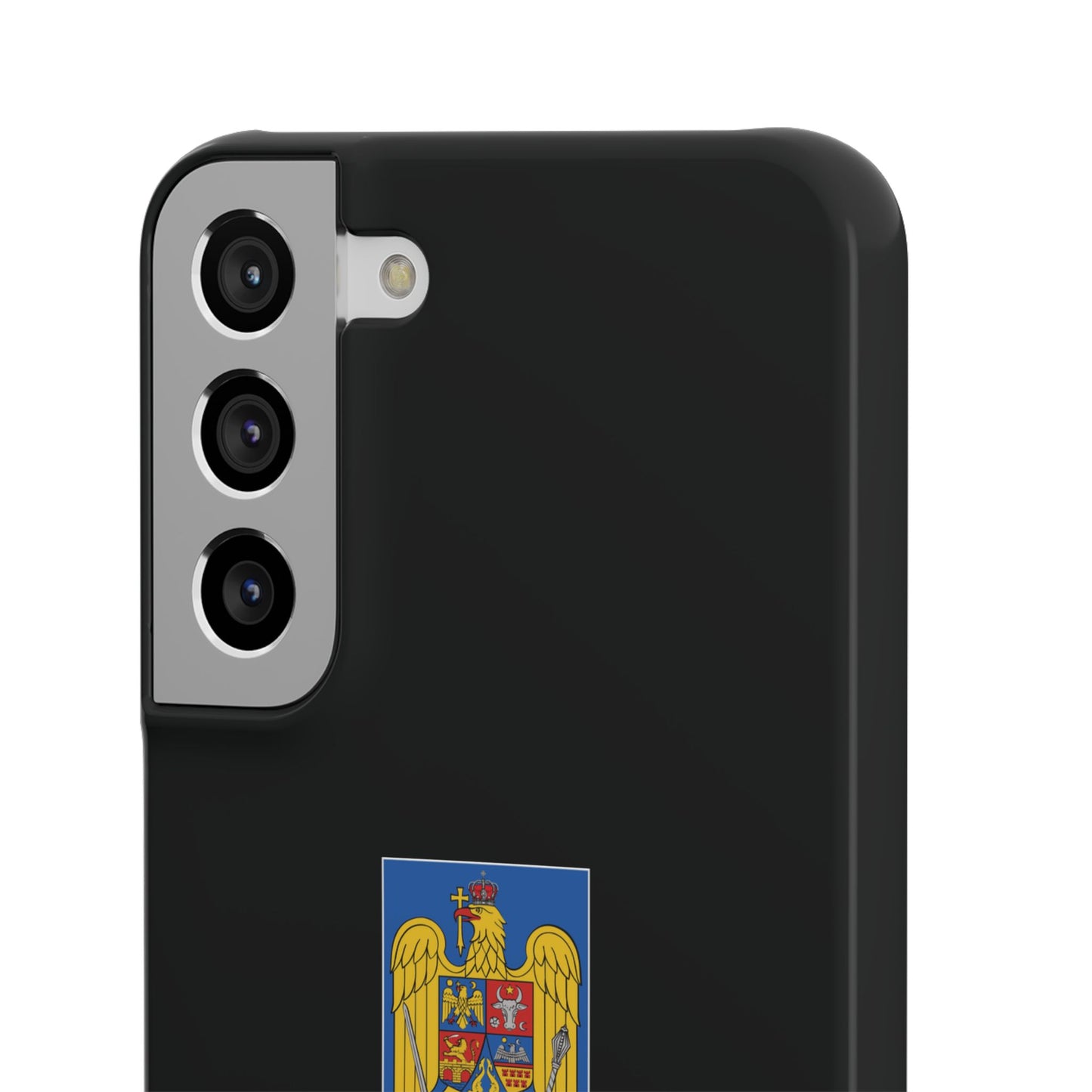 Husă cu stema României (color) și tricolor