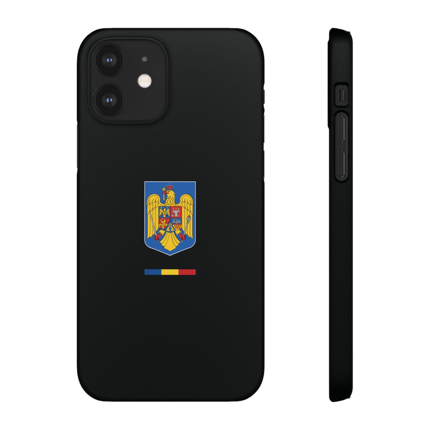 Husă cu stema României (color) și tricolor