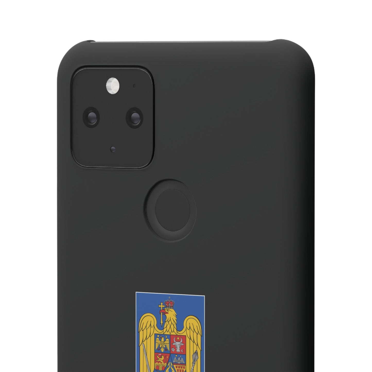 Husă cu stema României (color) și tricolor